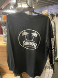 Summer Winter Scene- Long Sleeve- Black