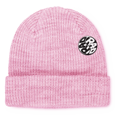 RAD Swirl Beanie PINK