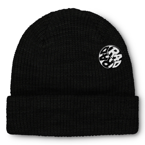 RAD Swirl Beanie BLACK