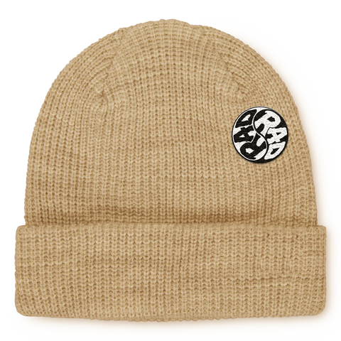 RAD Swirl Beanie TAN