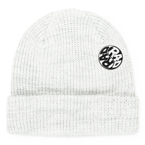 RAD Swirl Beanie White