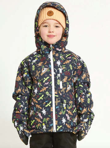 XTM YAMA KIDS JACKET - WOODLAND NAVY