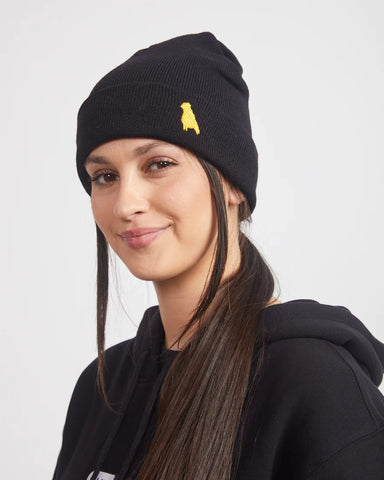 Yuki Threads Bird Beanie - BLACK