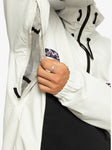 Mens Quiksilver Steeze Technical Snow Jacket - White