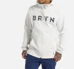 Men's Burton Crown Weatherproof Full-Zip Fleece - Stout White