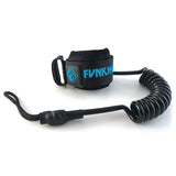 Funkshen Single swivel Wrist Leash - Blue / Yellow